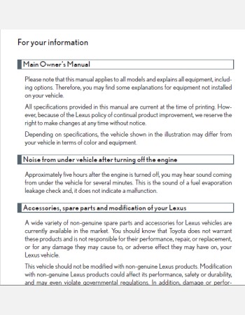2013 lexus lx 570 owners manual